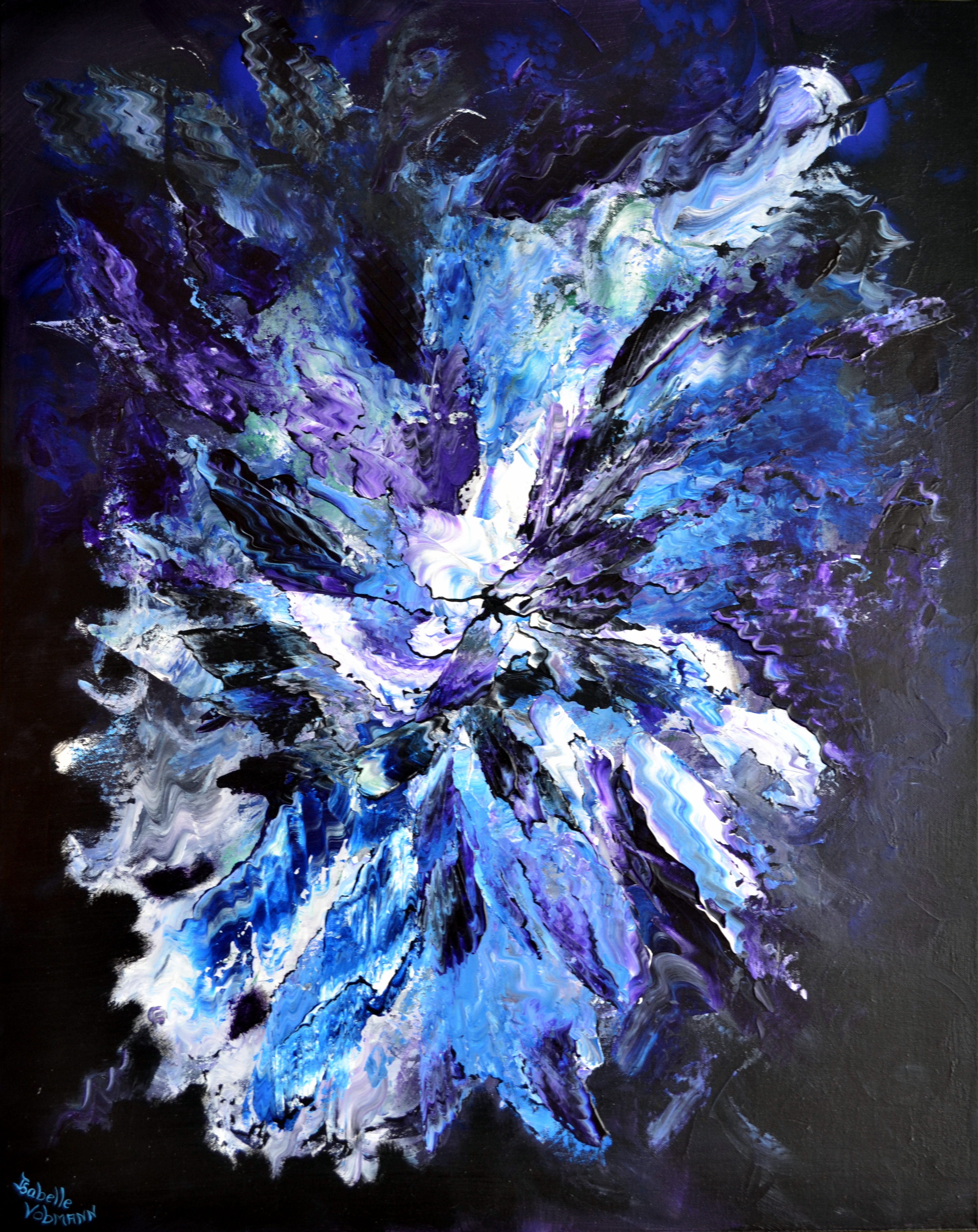 HD Dans la pénombre des abysses 92x73 cm